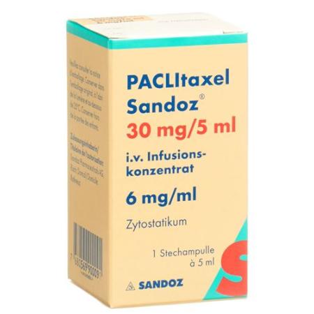 Paclitaxel Sandoz Inf Conc 30 mg/5ml per 5 ml - PrimeCare Global