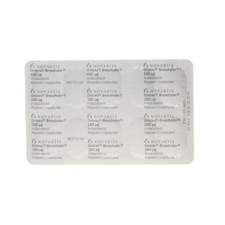 Onbrez Breezhaler Inh Kaps 0.15 mg 3 x 30 pcs - PrimeCare Global