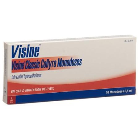 Visine Classic Gtt Opht without preservatives 10 monodos 0.5 - PrimeCare Global
