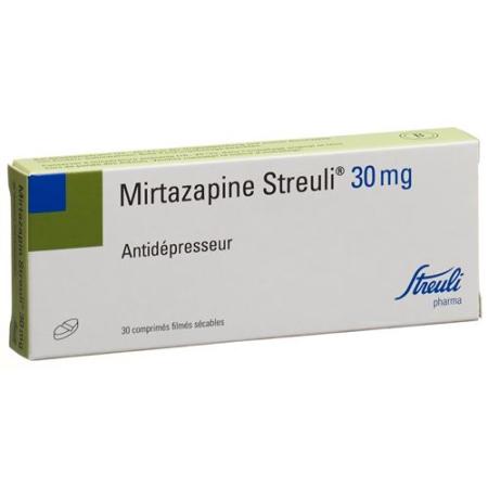 Mirtazapin Streuli Filmtablet 30 mg 30 pcs - PrimeCare Global