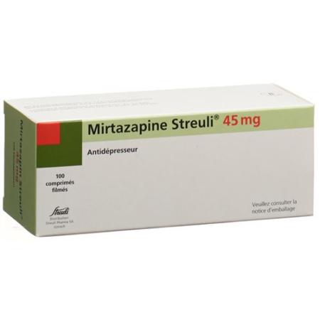 Mirtazapin Streuli Filmtablet 45 mg 100 pcs - PrimeCare Global