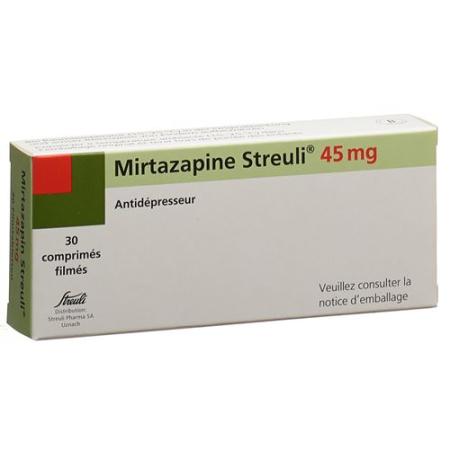 Mirtazapin Streuli film tablets 45 mg 30 pcs - PrimeCare Global