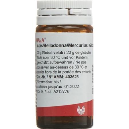 Wala Apis/Belladonna/Mercurius Glob Bottle 20 g - PrimeCare Global