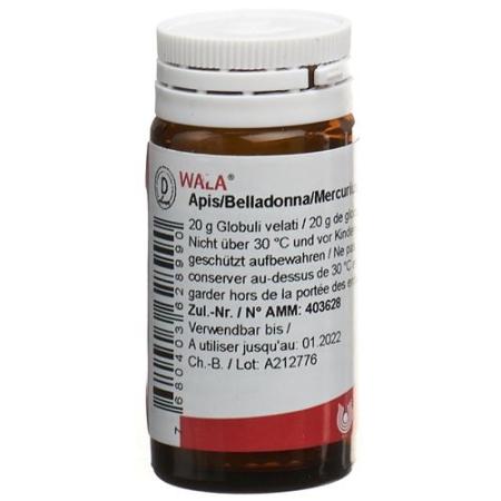 Wala Apis/Belladonna/Mercurius Glob Bottle 20 g - PrimeCare Global