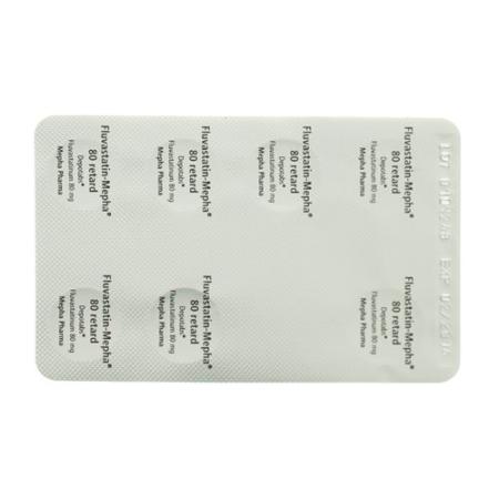 Fluvastatin-Mepha retard Depotabs 80 mg 98 pieces - PrimeCare Global