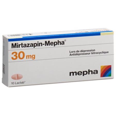 Mirtazapin-Mepha Lactab 30 mg 30 pcs - PrimeCare Global