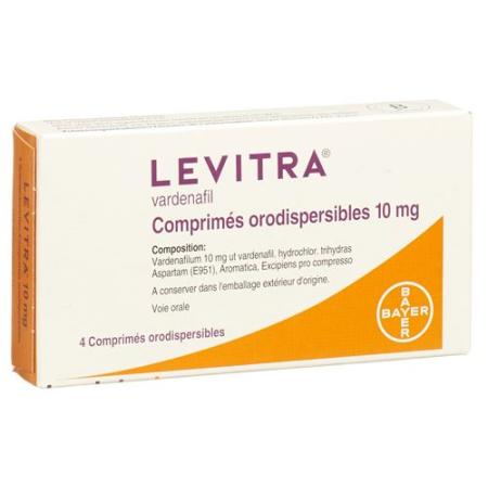 Levitra Melting Tab 10 mg 4 pcs - PrimeCare Global