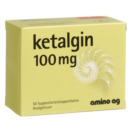 Ketalgin 100 mg 50 Zaepfchen  - PrimeCare Global