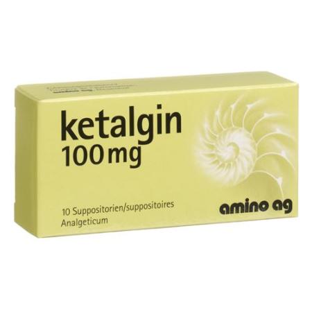 Ketalgin 100 mg 10 Zaepfchen  - PrimeCare Global