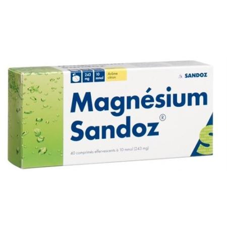 Magnesium Sandoz Brause Zitrone 40 tablets - PrimeCare Global