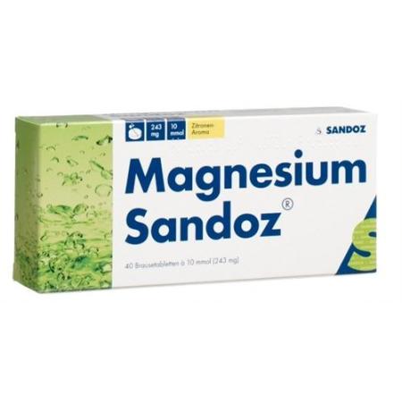 Magnesium Sandoz Brause Zitrone 40 tablets - PrimeCare Global