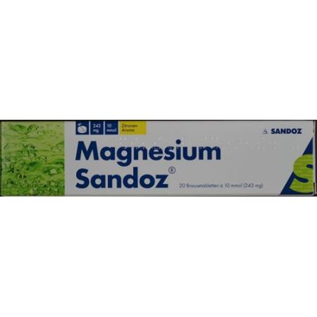 Magnesium Sandoz Zitrone 20 Brausetablets - PrimeCare Global