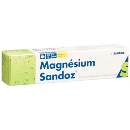 Magnesium Sandoz Zitrone 20 Brausetablets - PrimeCare Global