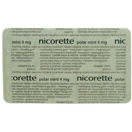 Nicorette Polar Mint Kaudepots 4 mg 30 pcs - PrimeCare Global