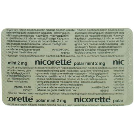 Nicorette Polar Mint Kaudepots 2 mg 105 pcs - PrimeCare Global