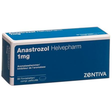 Anastrozole Helvepharm Filmtabl 1 mg 98 pcs - PrimeCare Global