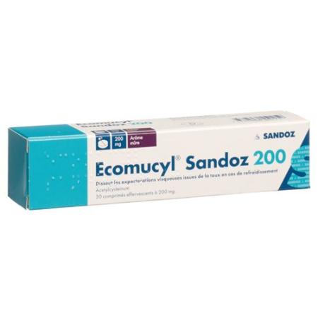 Ecomucyl Sandoz effervescent tablet 200 mg 30 pcs - PrimeCare Global