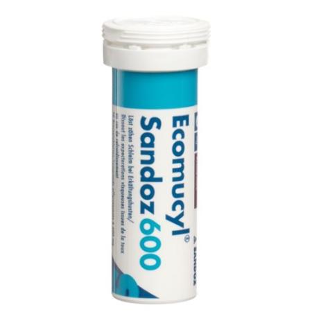 Ecomucyl Sandoz effervescent tablet 600 mg 10 pcs - PrimeCare Global