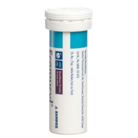 Ecomucyl Sandoz effervescent tablet 600 mg 10 pcs - PrimeCare Global