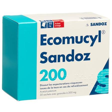 Ecomucyl Sandoz Gran 200 mg bag 30 pcs - PrimeCare Global