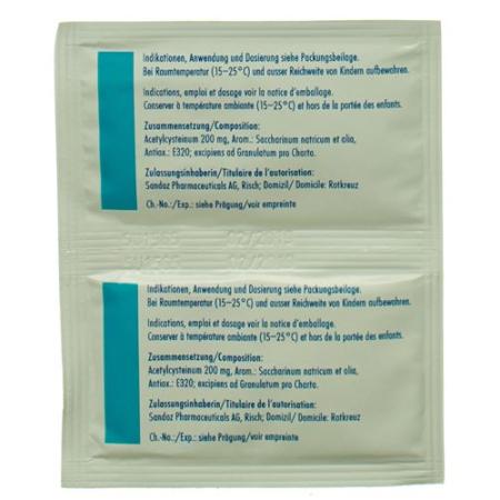 Ecomucyl Sandoz Gran 200 mg bag 30 pcs - PrimeCare Global