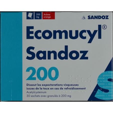 Ecomucyl Sandoz Gran 200 mg Btl 100 pcs - PrimeCare Global