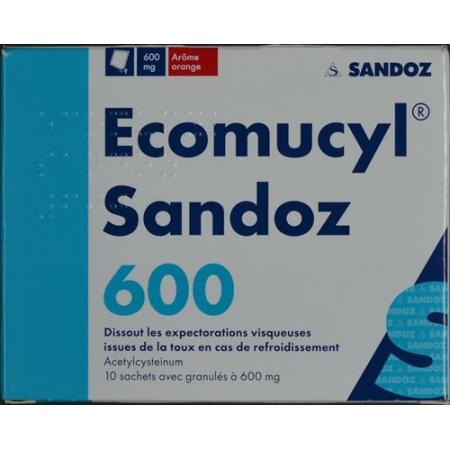 Ecomucyl Sandoz Gran 600 mg Btl 100 pcs - PrimeCare Global