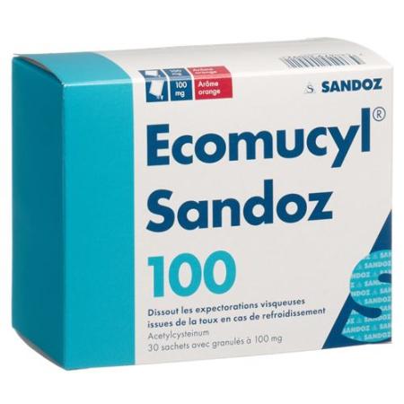Ecomucyl Sandoz Gran 100 mg Btl 30 pcs - PrimeCare Global