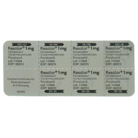 Resolor Filmtablet 1 mg 28 pcs - PrimeCare Global