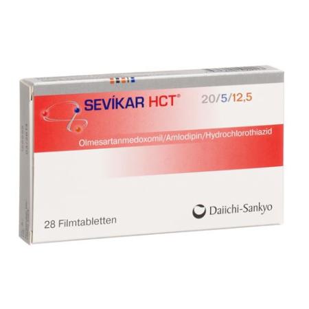 Sevikar HCT film tablets 20/5/12.5 mg 28 pcs - PrimeCare Global
