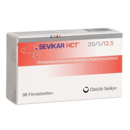Sevikar HCT film tablets 20/5/12.5 mg 98 pcs - PrimeCare Global