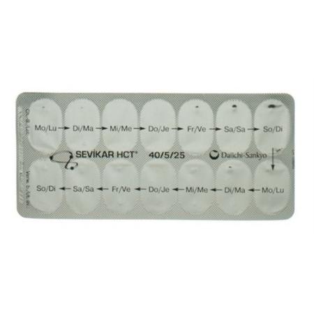 Sevikar HCT film tablets 40/5/25 mg 28 pcs - PrimeCare Global