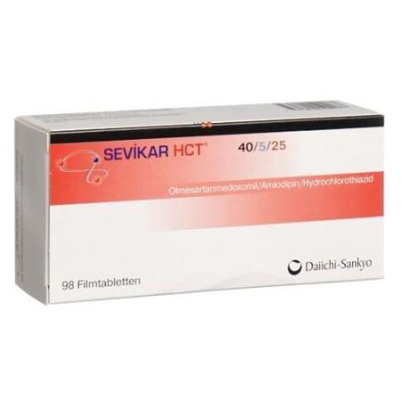 Sevikar HCT film tablets 40/5/25 mg 98 pcs - PrimeCare Global