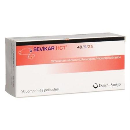 Sevikar HCT film tablets 40/5/25 mg 98 pcs - PrimeCare Global