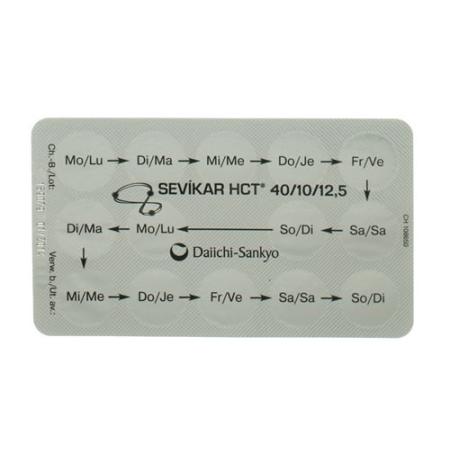 Sevikar HCT film tablets 40/10/12.5 mg blister 98 pcs - PrimeCare Global