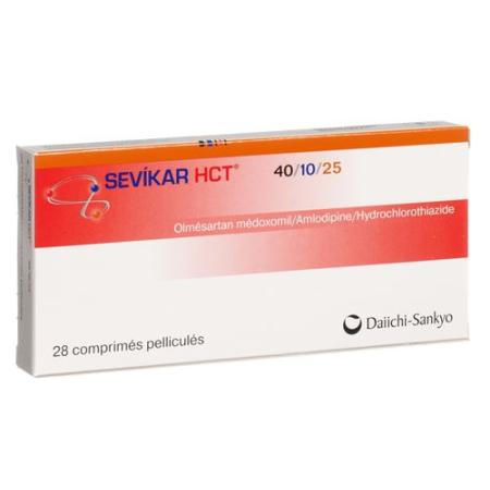 Sevikar HCT film tablets 40/10/25 mg 28 pcs - PrimeCare Global
