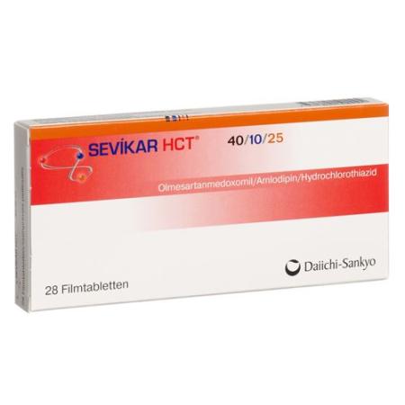 Sevikar HCT film tablets 40/10/25 mg 28 pcs - PrimeCare Global