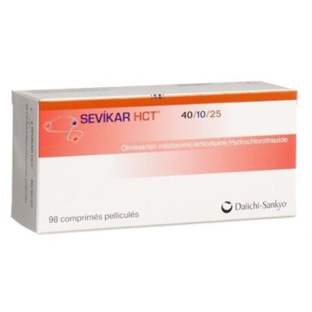 Sevikar HCT film tablets 40/10/25 mg 98 pcs - PrimeCare Global