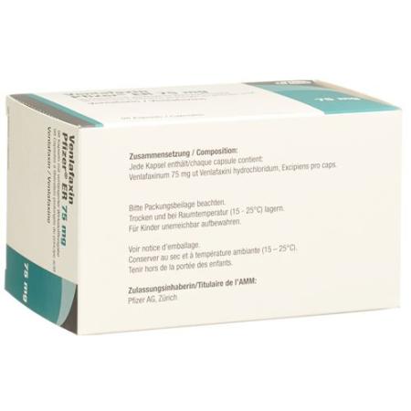 Venlafaxine Pfizer ER Ret Kaps 75 mg 98 pcs - PrimeCare Global