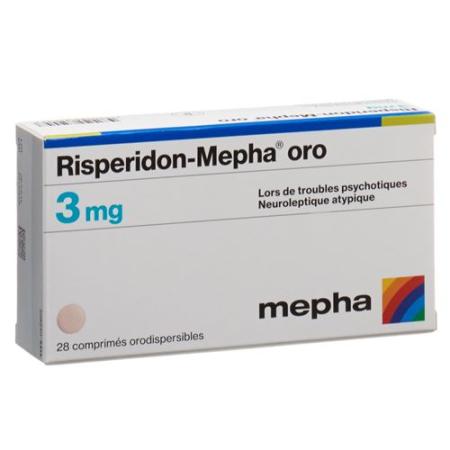 Risperidon-Mepha oro Melting Tabl 3 mg 28 pcs - PrimeCare Global