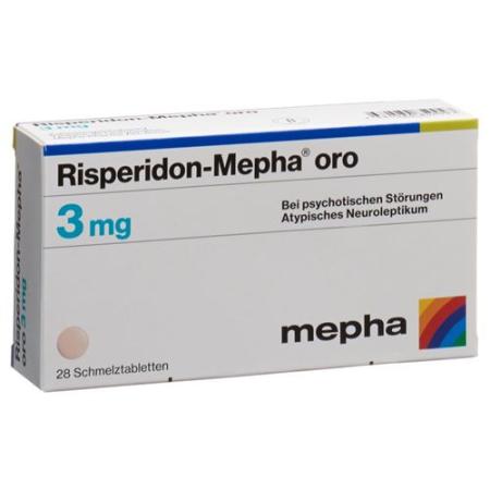 Risperidon-Mepha oro Melting Tabl 3 mg 28 pcs - PrimeCare Global