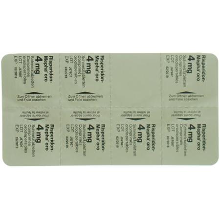 Risperidon-Mepha oro Melting Tabl 4 mg 28 pcs - PrimeCare Global