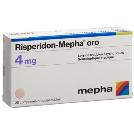 Risperidon-Mepha oro Melting Tabl 4 mg 28 pcs - PrimeCare Global