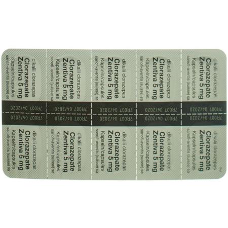 Clorazepate Zentiva Kaps 5 mg 50 pcs - PrimeCare Global