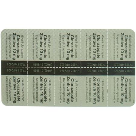 Clorazepate Zentiva Kaps 10 mg 20 Stk - PrimeCare Global