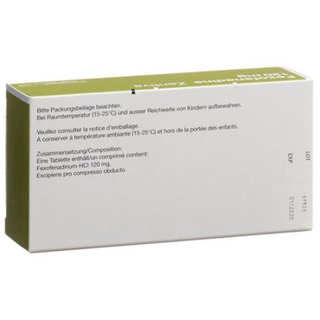 Fexofenadine Zentiva Filmtabl 120 mg 30 pcs - PrimeCare Global