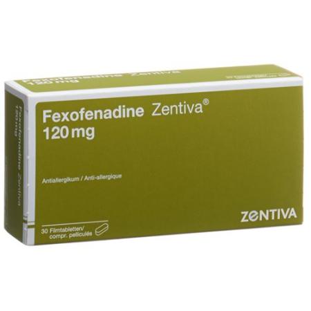 Fexofenadine Zentiva Filmtabl 120 mg 30 pcs - PrimeCare Global
