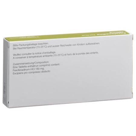 Fexofenadine Zentiva Filmtabl 180 mg 10 pcs - PrimeCare Global