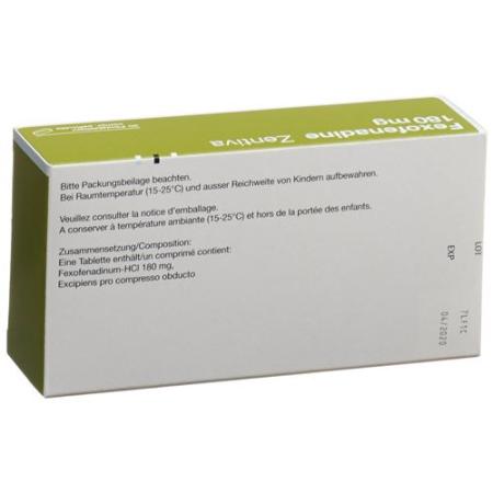 Fexofenadine Zentiva Filmtabl 180 mg 30 pcs - PrimeCare Global