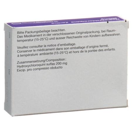 Hydroxychloroquine Zentiva Filmtabl 200 mg 30 pcs - PrimeCare Global